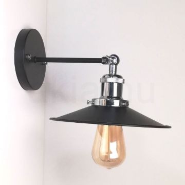 antik-fali-lampa-matt-fekete-fenyes-krom-szin-lapos-buraval