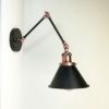 antik-fali-olvaso-lampa-matt-fekete-antik-vorosrez-szin-kis-buraval