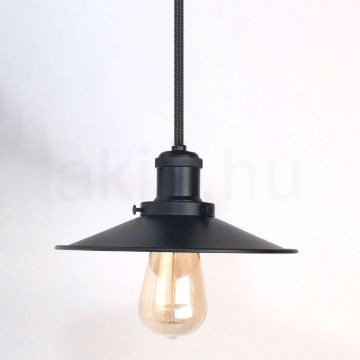antik-fuggesztek-lampa-matt-fekete-szin-lapos-buraval