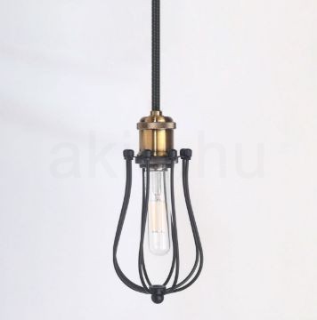 antik-fuggesztek-lampa-matt-fekete-antik-sargarez-szin-csepp-alaku-raccsal