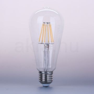 LED filament dekor izzó - ST64 - 6 watt - szabályozható