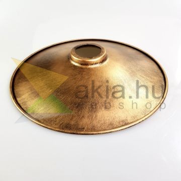 Fém Lámpabúra 260mm x 50mm rozsda sárgaréz szín