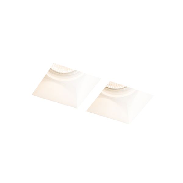 Kép QUO SQ II süllyesztett lámpa  gipsz 230V LED GU10 2x8W