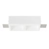 Kép QUO SQ II süllyesztett lámpa  gipsz 230V LED GU10 2x8W