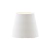 Kép NIZZA 18/15 lámpabúra  Polycotton fehér/fehér PVC  max. 28W