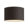 Kép RON 40/25 lámpabúra  Polycotton fekete/fehér PVC  max. 23W