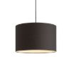 Kép RON 40/25 lámpabúra  Polycotton fekete/fehér PVC  max. 23W