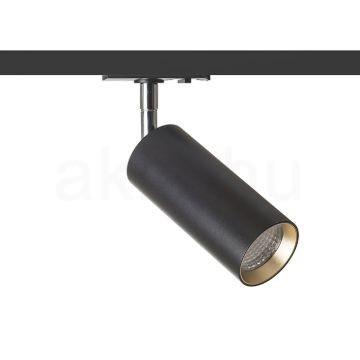 Kép MAVRO egyfázisú áramkörös sínre fekete/aranysárga  230V LED 12W 38°  3000K