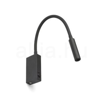 Kép EKE fali lámpa fekete 230V LED 3W 60° 3000K