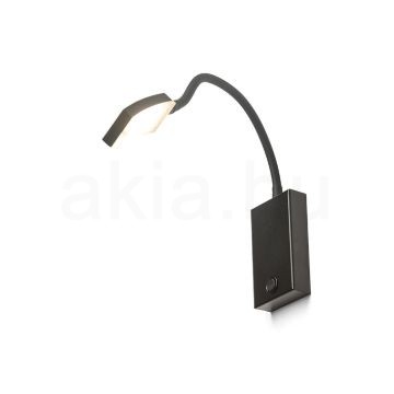 Kép FRISCO W fali lámpa fekete 230V LED 4.2W 120° 3000K