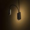 Kép FRISCO W fali lámpa fekete 230V LED 4.2W 120° 3000K