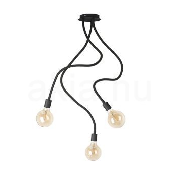 Kép LOYD E27 III függő lámpa fekete  230V LED E27 3x15W