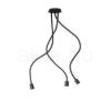LOYD E27 III függő lámpa fekete  230V LED E27 3x15W