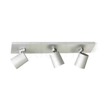 Kép KENNY III felületre szerelhető  szálcsiszolt alumínium/fekete 230V LED GU10 3x8W