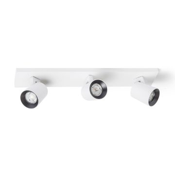 Kép KENNY III felületre szerelhető fehér/fekete  230V LED GU10 3x8W