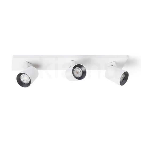 Kép KENNY III felületre szerelhető fehér/fekete  230V LED GU10 3x8W