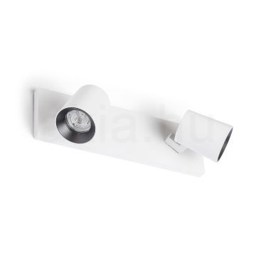 Kép KENNY II felületre szerelhető fehér/fekete  230V LED GU10 2x8W