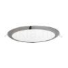 Kép DADA 23 süllyesztett lámpa fekete króm 230V LED 18W 3000K