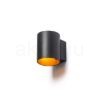 Kép TUBA W fali lámpa matt fekete/aranysárga  230V LED G9 5W