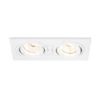Kép PASADENA GU10 SQ II süllyesztett lámpa fehér  230V LED GU10 2x7W