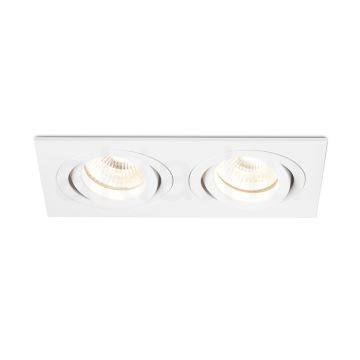 Kép PASADENA GU10 SQ II süllyesztett lámpa fehér  230V LED GU10 2x7W