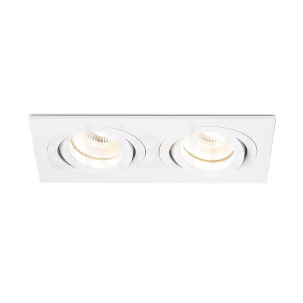 Kép PASADENA GU10 SQ II süllyesztett lámpa fehér  230V LED GU10 2x7W