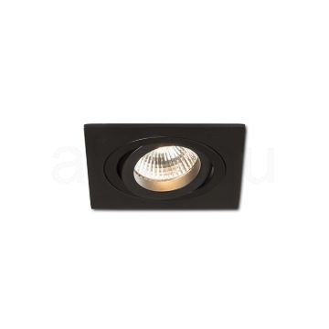 Kép PASADENA GU10 SQ I süllyesztett lámpa fekete  230V LED GU10 7W