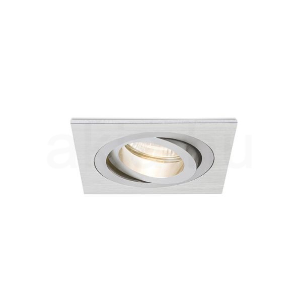 Kép PASADENA GU10 SQ I süllyesztett lámpa  szálcsiszolt alumínium 230V LED GU10 7W