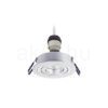 Kép PASADENA GU10 R süllyesztett lámpa  szálcsiszolt alumínium 230V LED GU10 7W