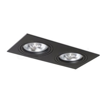 Kép PASADENA G53 SQ II  fekete  230V LED G53 2x15W