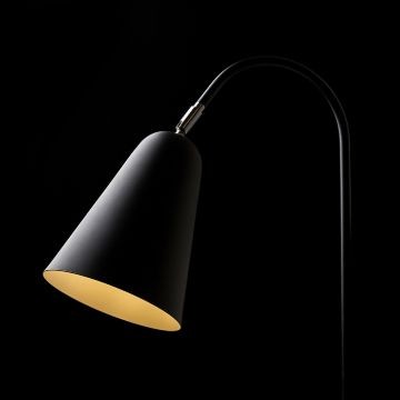 Kép GARBO asztali lámpa fekete króm 230V LED E27 15W