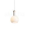 Kép PULIRE RD függő lámpa  opál üveg/fa/króm 230V LED E14 6W