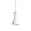 Kép PULIRE CON függő lámpa  opál üveg/fa/króm 230V LED E14 6W
