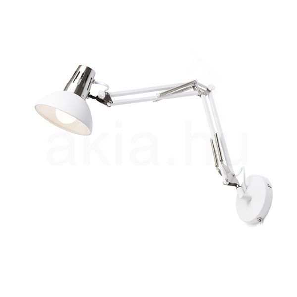 Kép ANTE fali lámpa fehér matt nikkel 230V LED E27 15W