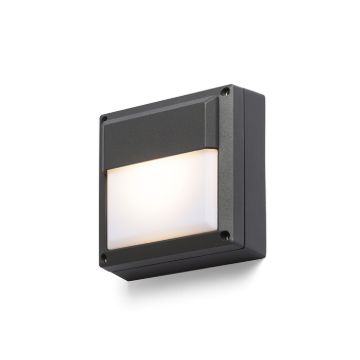 Kép DELTA 145 fali lámpa antracitszürke 230V GX53 9W IP54