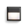 Kép DELTA 145 fali lámpa antracitszürke 230V GX53 9W IP54