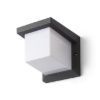 Kép HIDE SQ fali lámpa antracit  230V LED E27 15W IP44