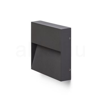 AQILA SQ fali lámpa antracitszürke 230V LED 6W IP54 3000K