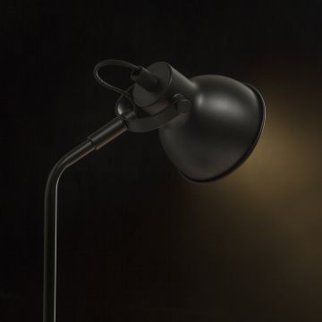 Kép ROSITA asztali lámpa fekete/aranysárga  230V LED GU10 9W