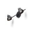 Kép ROSITA II fali lámpa fekete/aranysárga 230V LED GU10 2x9W