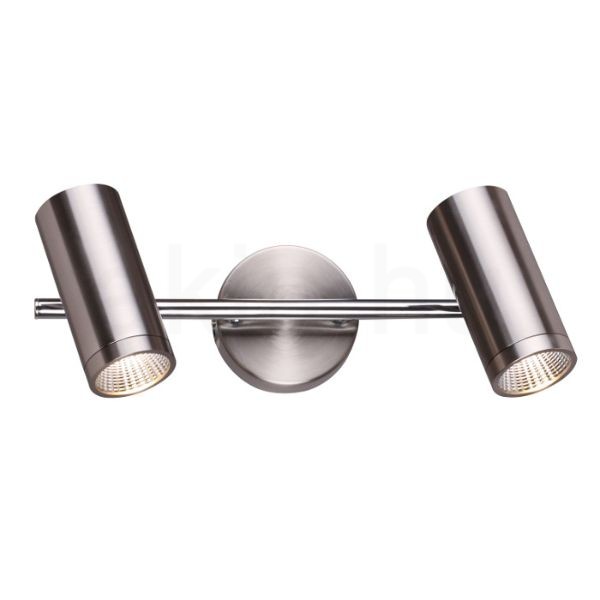 Kép BOGARD II fali lámpa  matt nikkel 230V LED 2x5W 40°  3000K