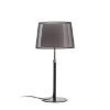 Kép ESPLANADE asztali lámpa átlátszó fekete/fehér króm 230V LED E27 15W