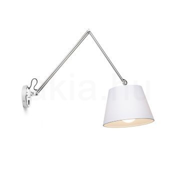 Kép ASHLEY fali lámpa fehér króm 230V LED E27 15W