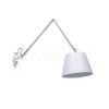 Kép ASHLEY fali lámpa fehér króm 230V LED E27 15W