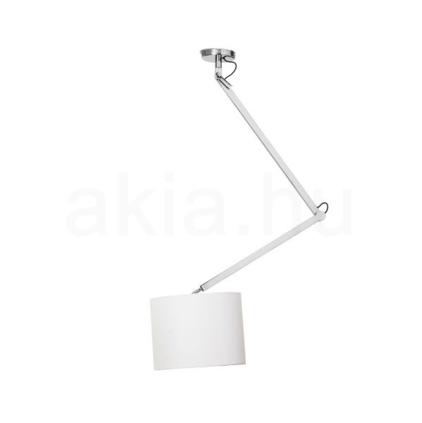 Kép MADISON C mennyezeti lámpa fehér króm 230V LED E27 15W