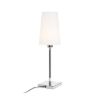 Kép LULU asztali lámpa fehér/fekete króm 230V LED E27 8W