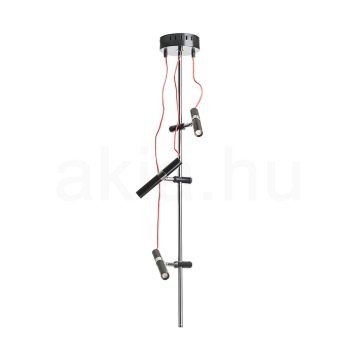 VIPER III mennyezeti lámpa fekete króm 230V LED 3x3W 60°  3000K