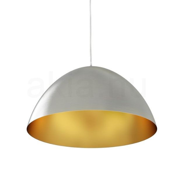 Kép MERYLYN 48 függő lámpa  csiszolt alumínium/arany lakk 230V LED E27 15W