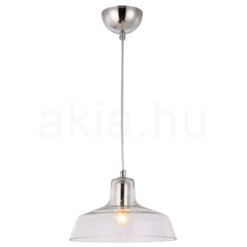 Kép DORA függő lámpa  tiszta üveg/króm 230V LED E27 11W