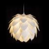Kép ENCOMBRE függő lámpa  fehér PVC 230V LED E27 15W